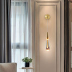 Kristy Modern Water Drop Wall Lamp, Black/Gold - Neutralighting