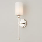 Arisha Milky Glass Mirror Front Vanity Wall Lamp, 2 Colour - Neutralighting