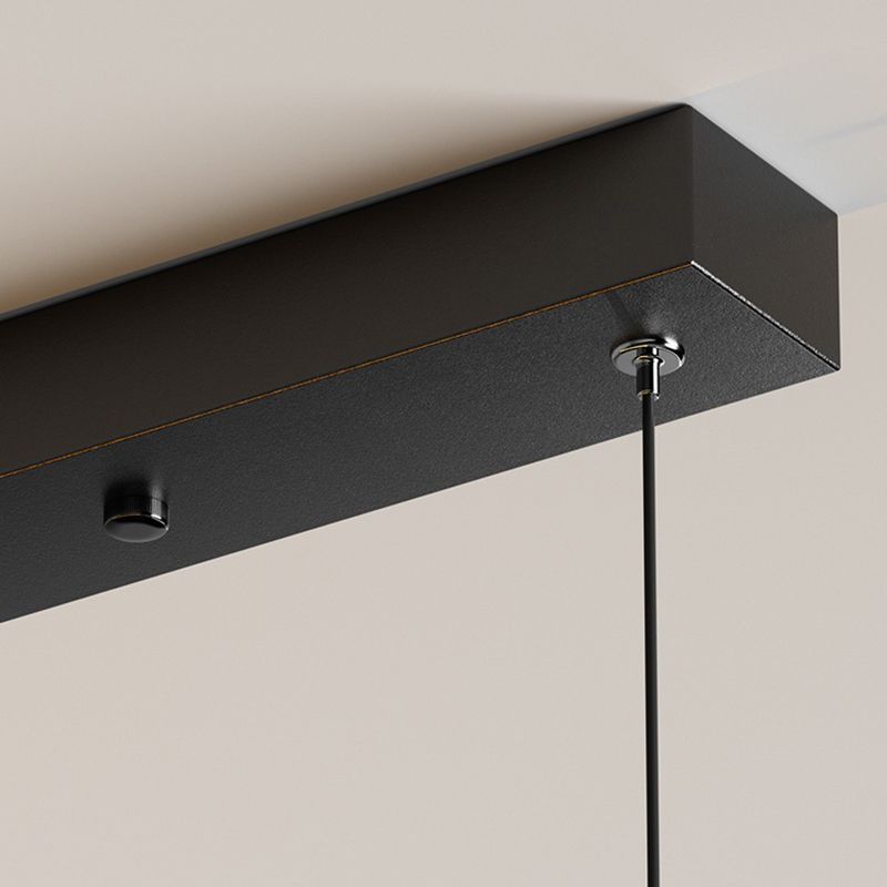 Suspension LED design Arisha en forme de montagne, noir/or | Fioriscas
