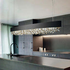 Kristy Moderne Krystal Pendellampe Sort/Hvid/Brun/Guld | Fioriscas
