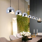 Suspension globe nordique en métal Cohen pour îlot de cuisine | Fioriscas