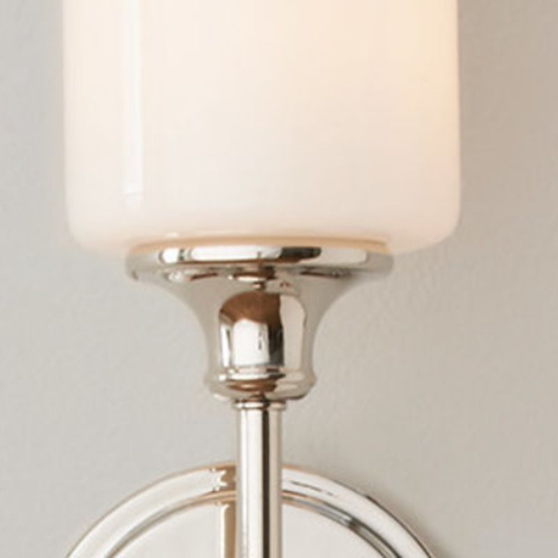 Arisha Milchglas-Spiegelfront-Wandlampe, 2 Farben | Fioriscas