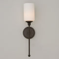 Arisha Milchglas-Spiegelfront-Wandlampe, 2 Farben | Fioriscas