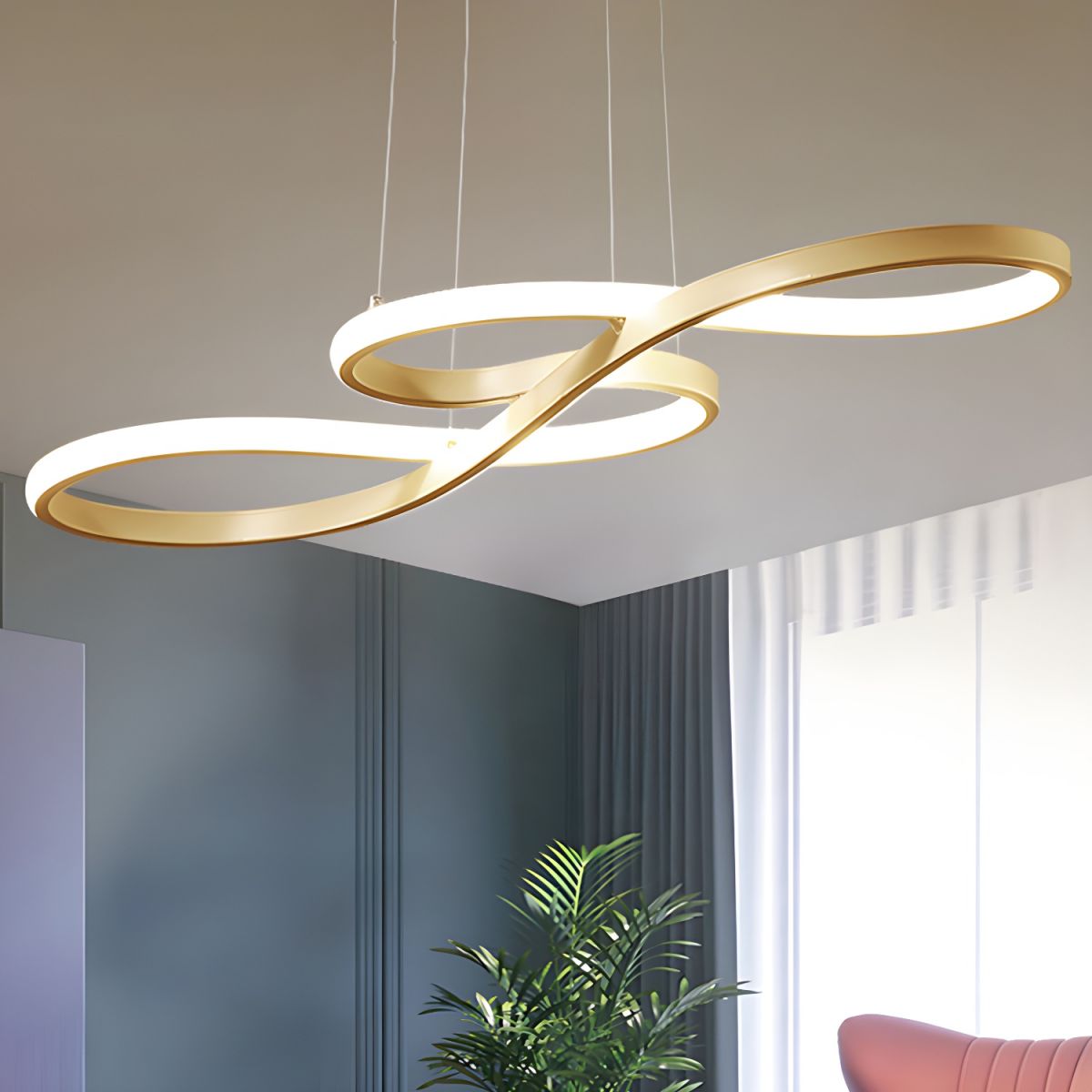 Nordisk pendellampe, aluminiumskrop, Aeronis