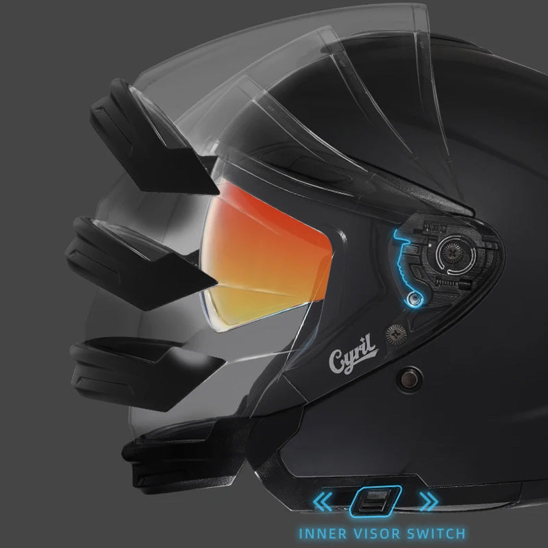 Casco da bici AeroGuard V3 con robusta calotta in ABS per ciclisti | Fioriscas