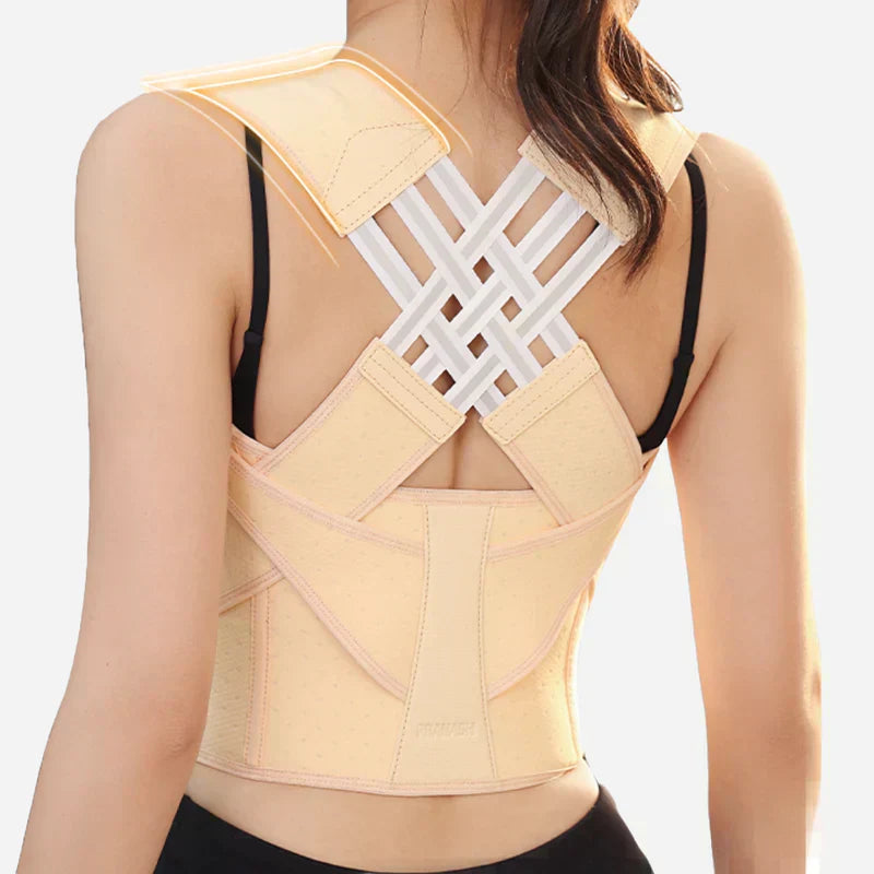 Ascenta Posture Support Back Wrap With Adjustable Shoulder Straps