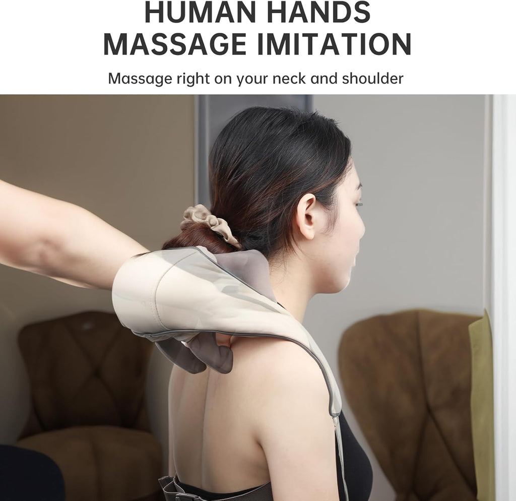 Sähköinen shiatsu-niska- ja selkähierontalaite lämmityksellä, VitaPulse
