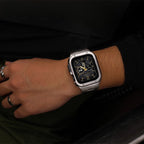 Avelon rustfrit stål urkasse og remsæt til Apple Watch