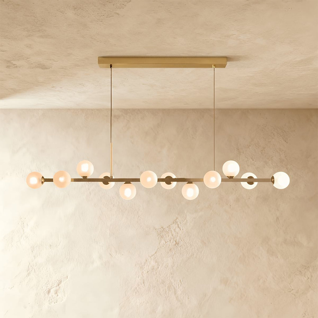 Candeeiro de Teto Linear Moderno LumaLine para Salas de Jantar e Estar