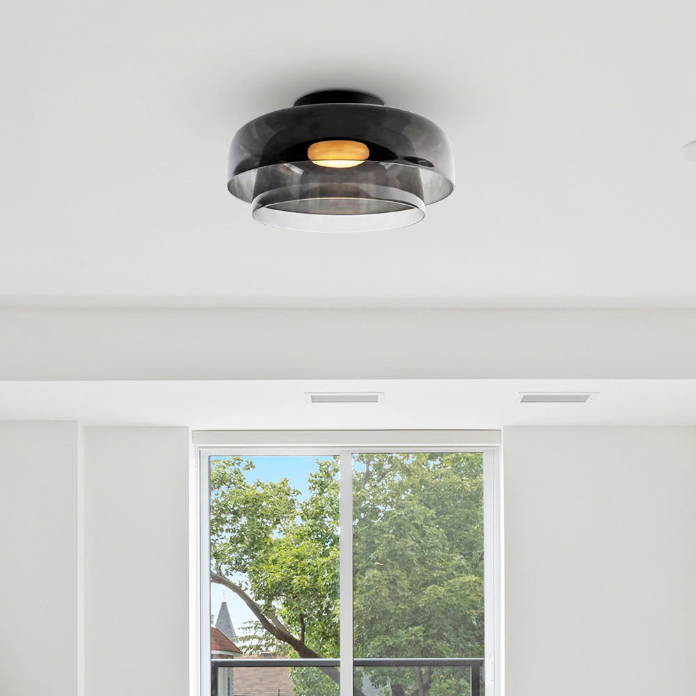 Aria Moderne Enkel Kreativ Glas Indbygningsloftlampe | Fioriscas