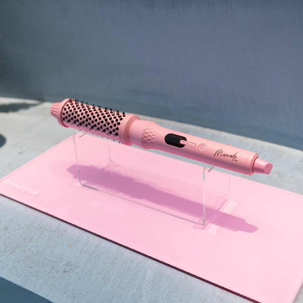 Infrared Ceramic Round Brush With LCD Display for Shine and Volume Curl | Fioriscas