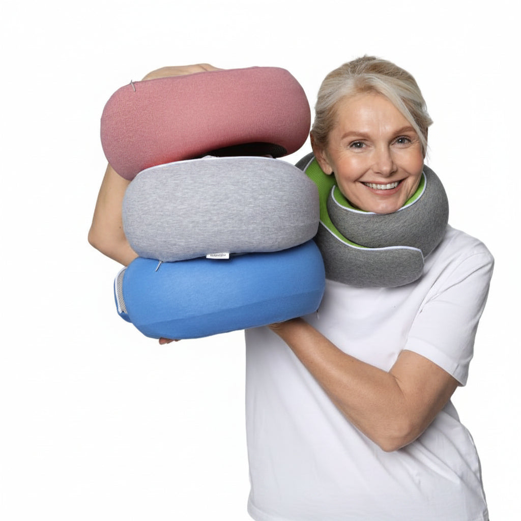 Memory Foam Travel Neck Pillow | Fioriscas