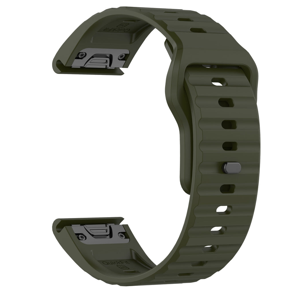 Ventro Silicone Sport Band for Garmin Fenix 8, 7X, 6X, Vented Design