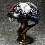 NovaRidge Half Helmet With One-Hand Quick-Release Buckle, Washable Liner