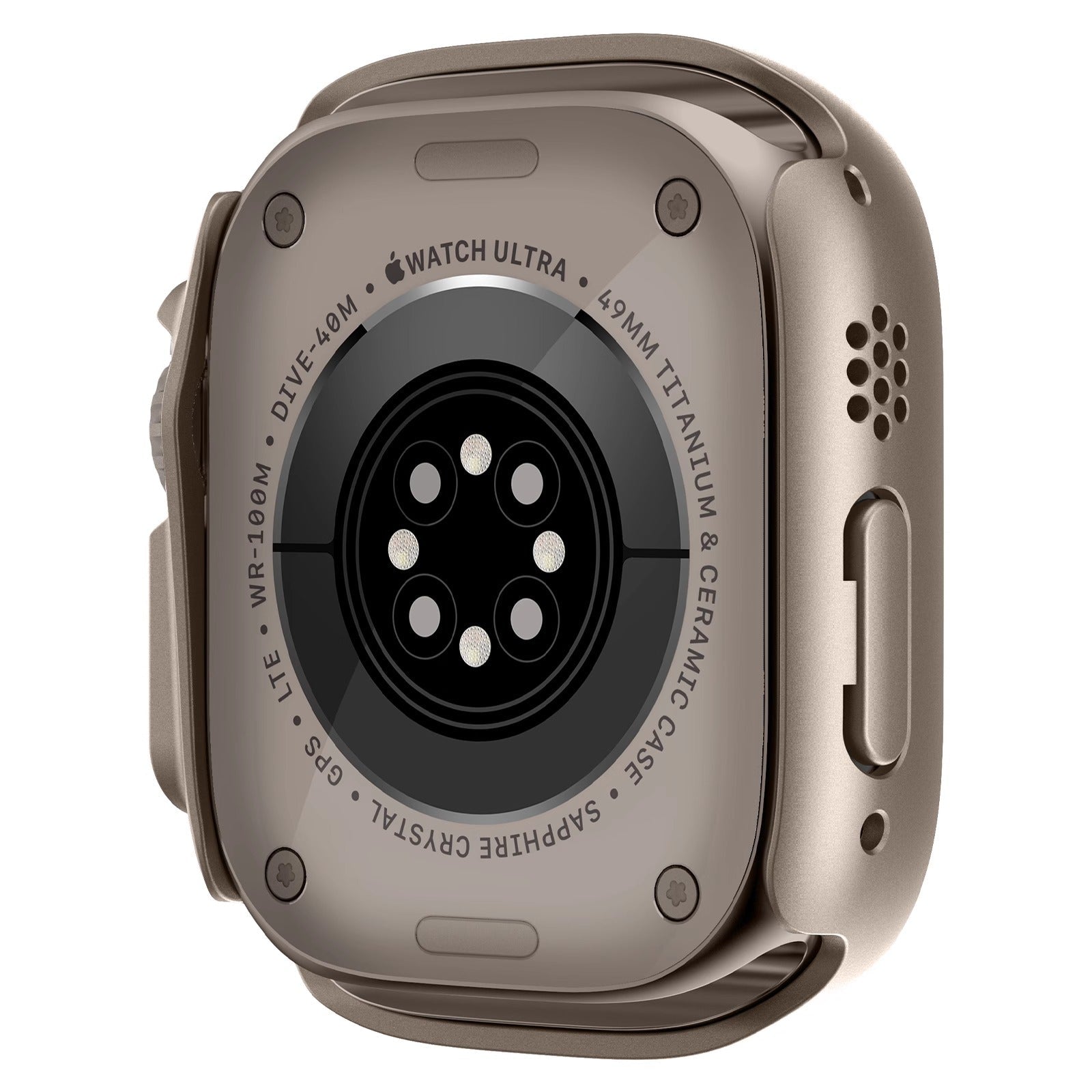 NovaGuard Snap-On Apple Watch Case With Tempered Glass Screen Cover