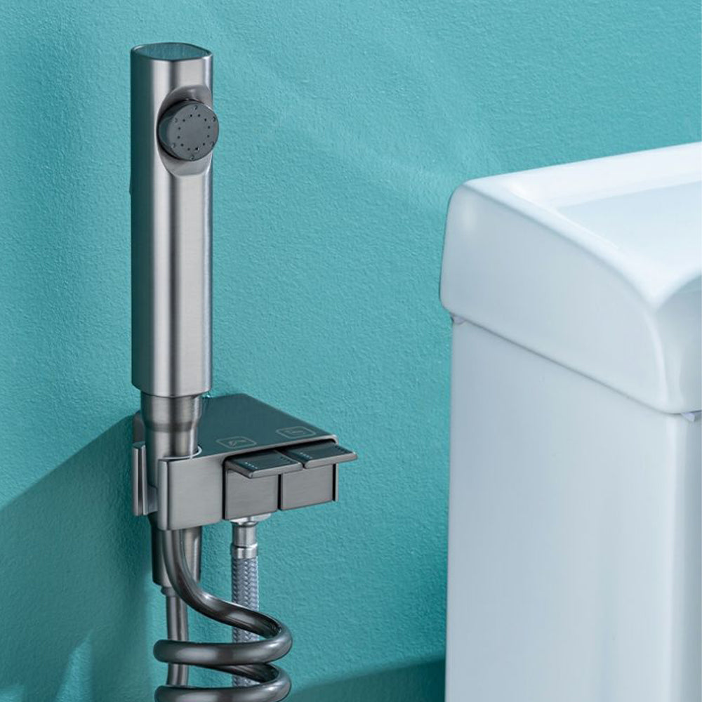AquaKey Piano-Control Bidet Sprayer, Copper Body, Wall-Mounted