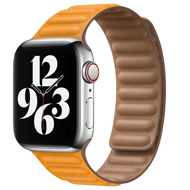 Apple Watch Leather Link Band, Kerrin Magnetic Closure Strap