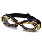 Foldable Motorcycle Riding Goggles with Scratch-Resistant PC Lenses