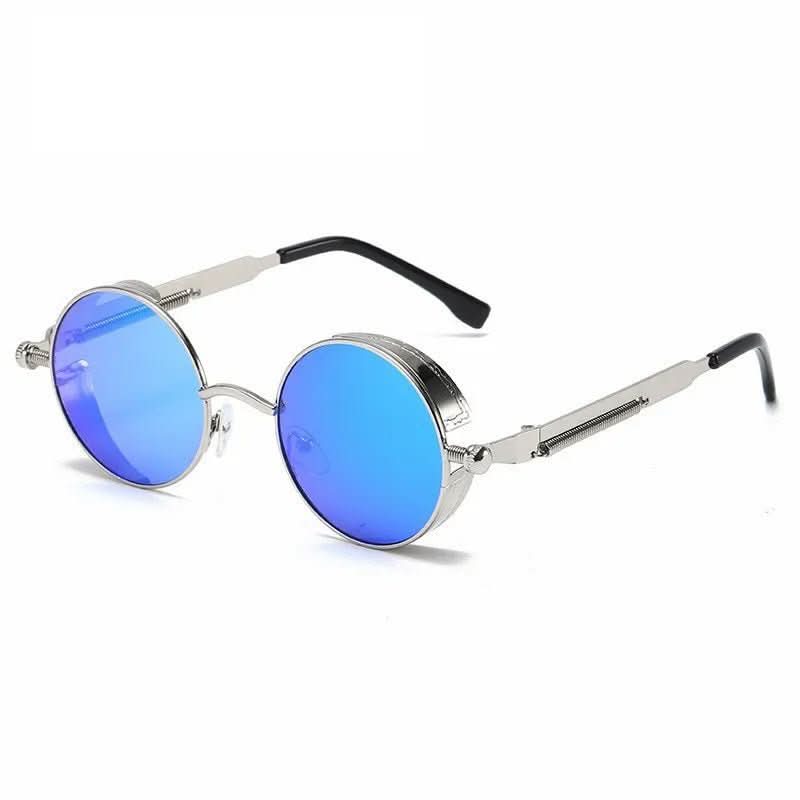 Vintage round sunglasses with UV400 protection & retro design - Fioriscas