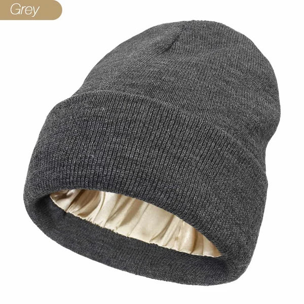 Women’s Beanie Hat | Anti-Static & Anti-Frizz | Smooth Hair Protection | Cozy All-Day Comfort