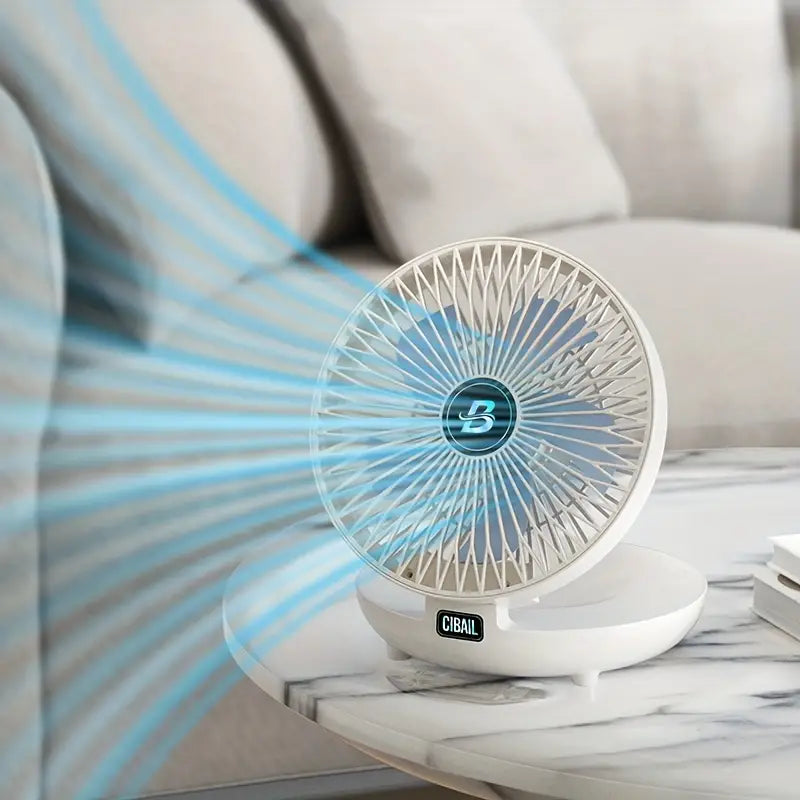 Ventilatore USB pieghevole da parete, raffreddamento personale ultra-silenzioso