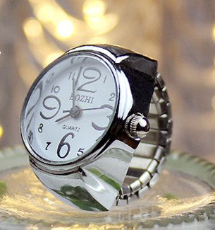 Atria Finger Ring Watch, Compact Timepiece For Everyday Wear