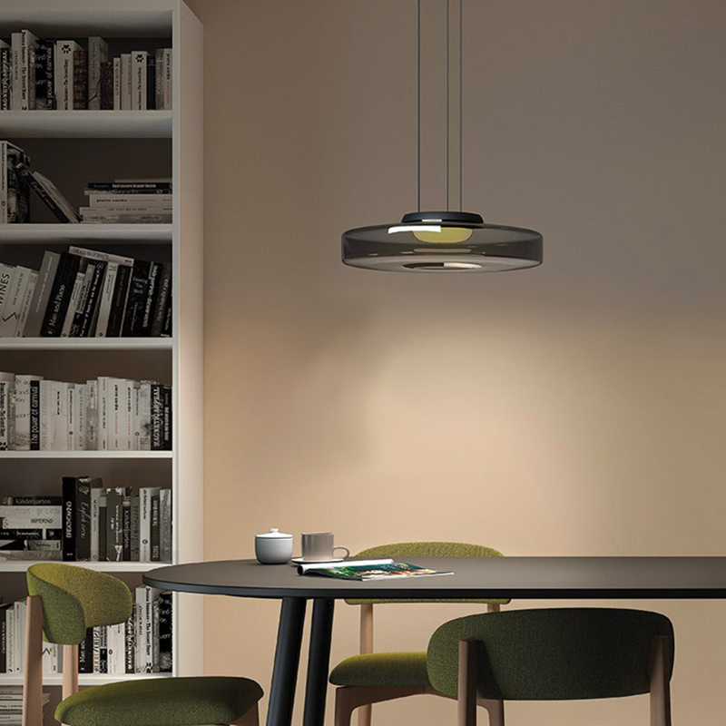 Asteron Bauhaus lasikatto-riippuvalaisin, 3 lasisävyä