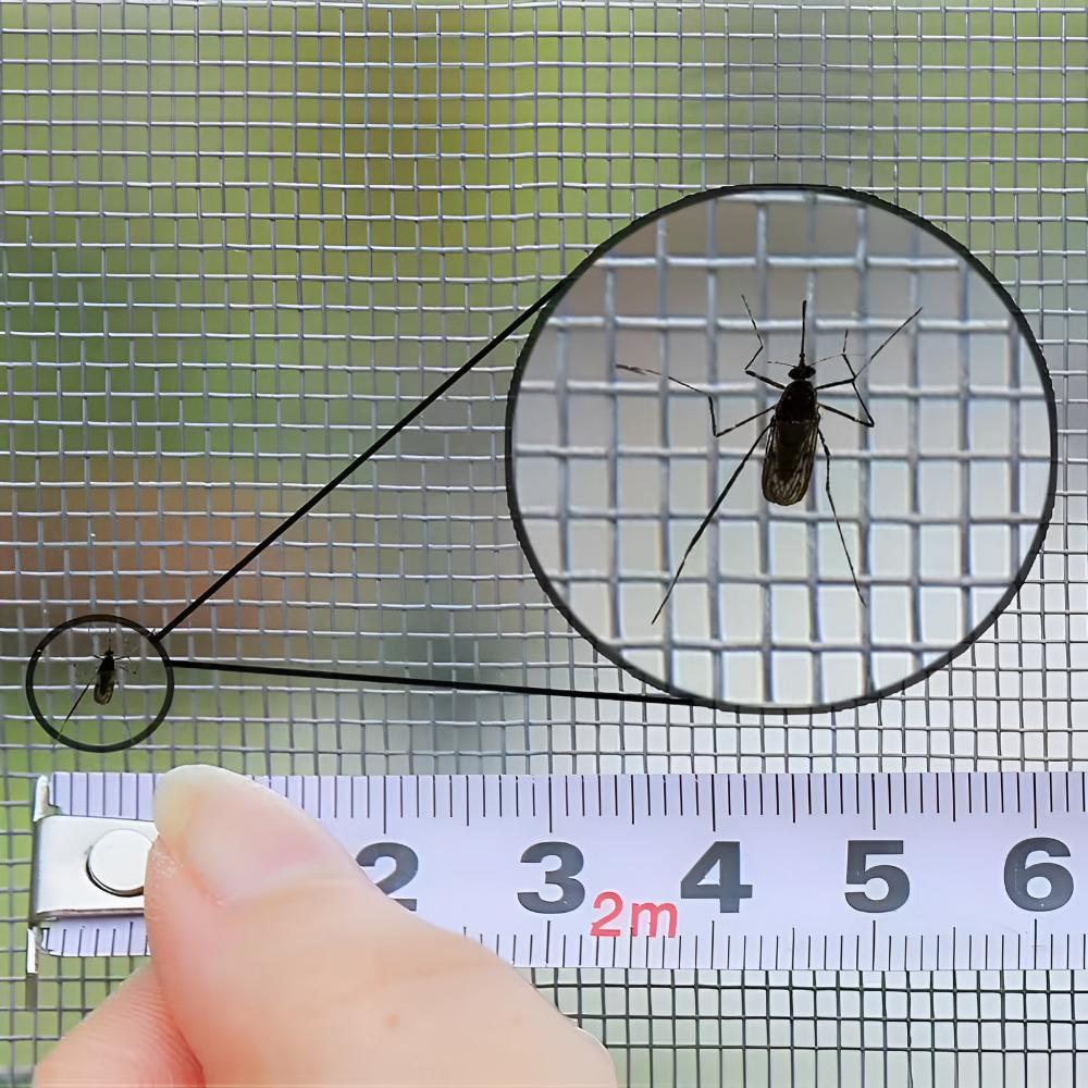 Selbstklebendes Fenstergitter, magnetisches Insektennetz für Zuhause