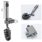 AquaKey Piano-Control Bidet Sprayer, Copper Body, Wall-Mounted