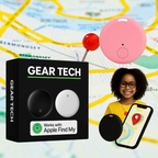 GPS-nøglering til børn, vandtæt med 12 måneders batteritid, kompatibel med Find My på iOS