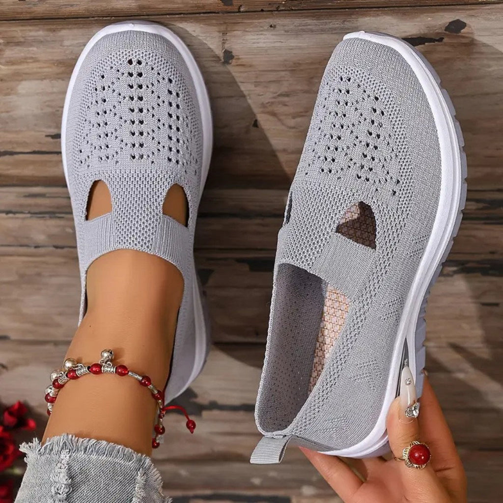 Vellora – Women's Mesh Slip-On Comfort Sneakers