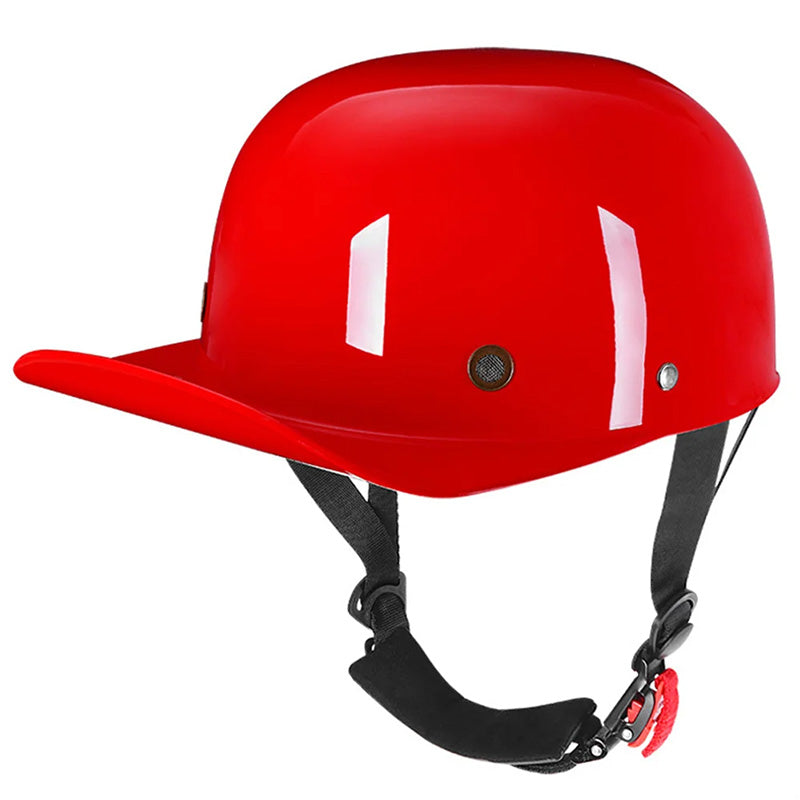StrataCap motorcykelhjelm i baseballcap-stil, DOT-certificeret til pendling