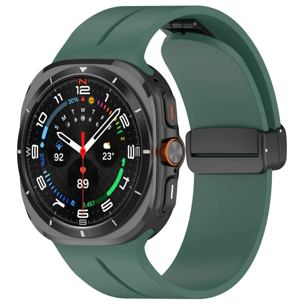 רצועת סיליקון מגנטית לשעון Samsung Galaxy Watch Ultra | Fioriscas