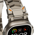 Elestra V01 titanový řemínek na hodinky pro Apple Watch, design ve tvaru V