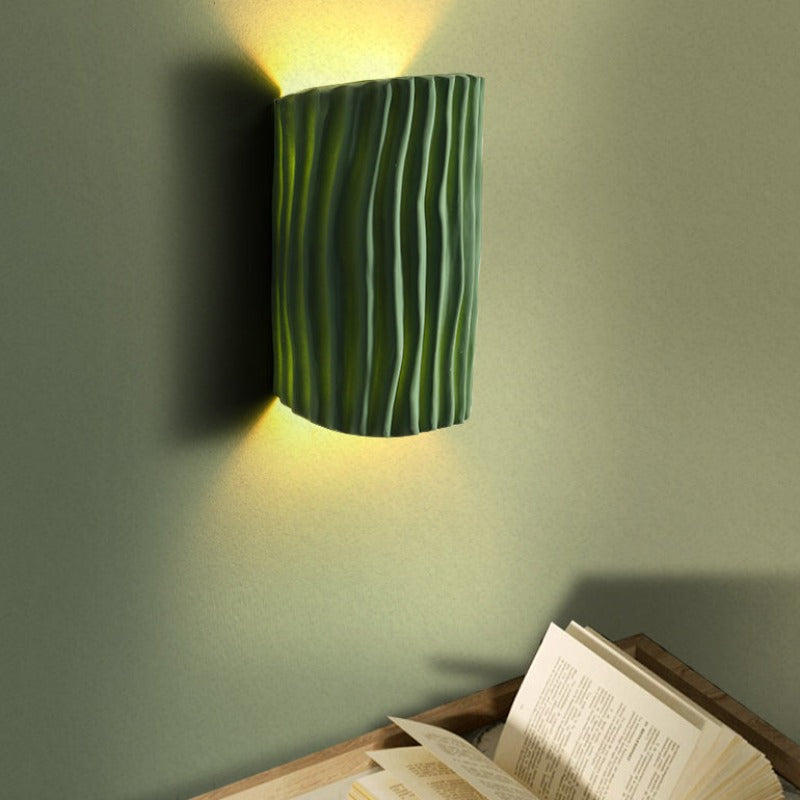 Lampada da parete LED retrò Valentina bianca/grigia/arancione/verde per camera da letto | Fioriscas