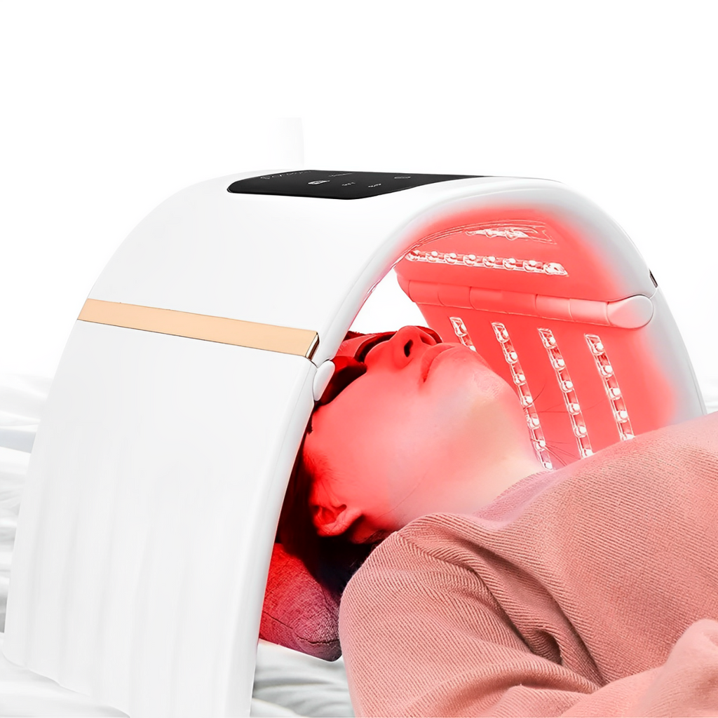 מכשיר פנים פוטוני LED בשבעה צבעים לחידוש העור LunaGlow