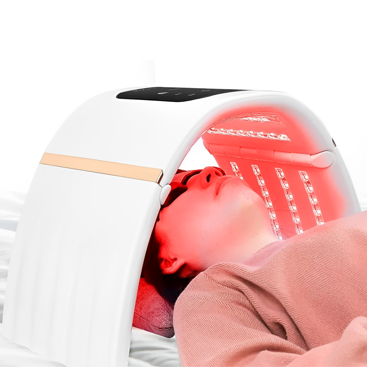 Dispositivo facciale a luce LED a sette colori Aurelle per uso domestico