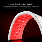 מכשיר פנים פוטוני LED בשבעה צבעים לחידוש העור LunaGlow