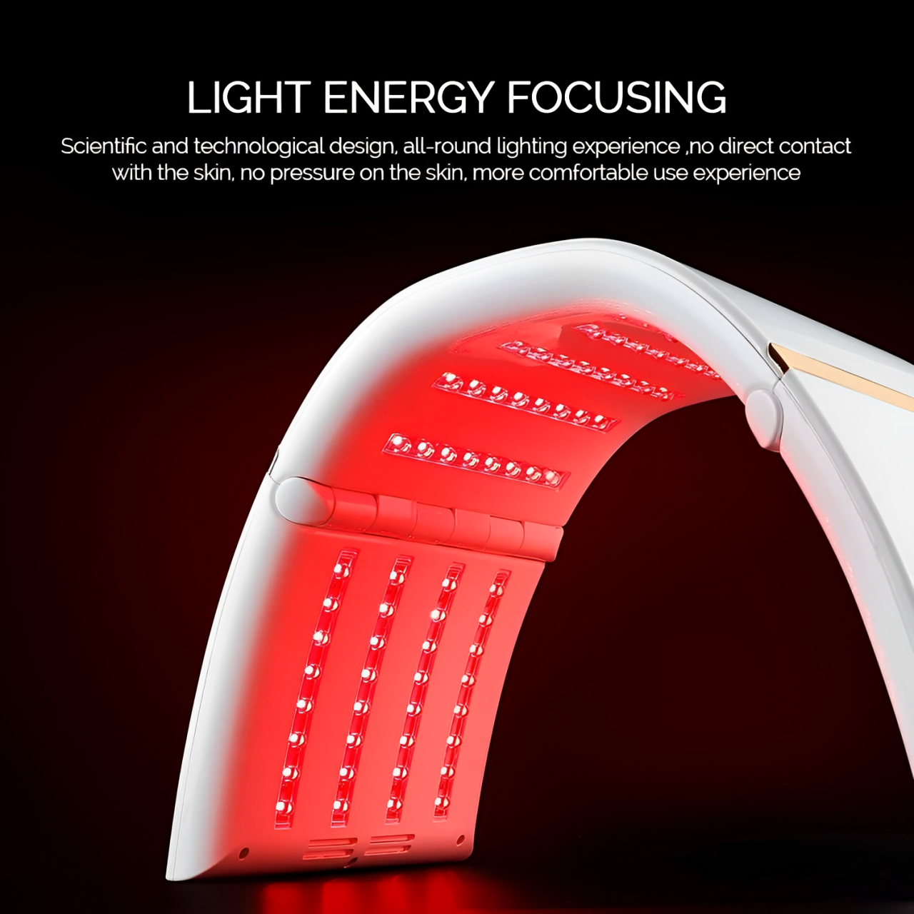 מכשיר פנים פוטוני LED בשבעה צבעים לחידוש העור LunaGlow