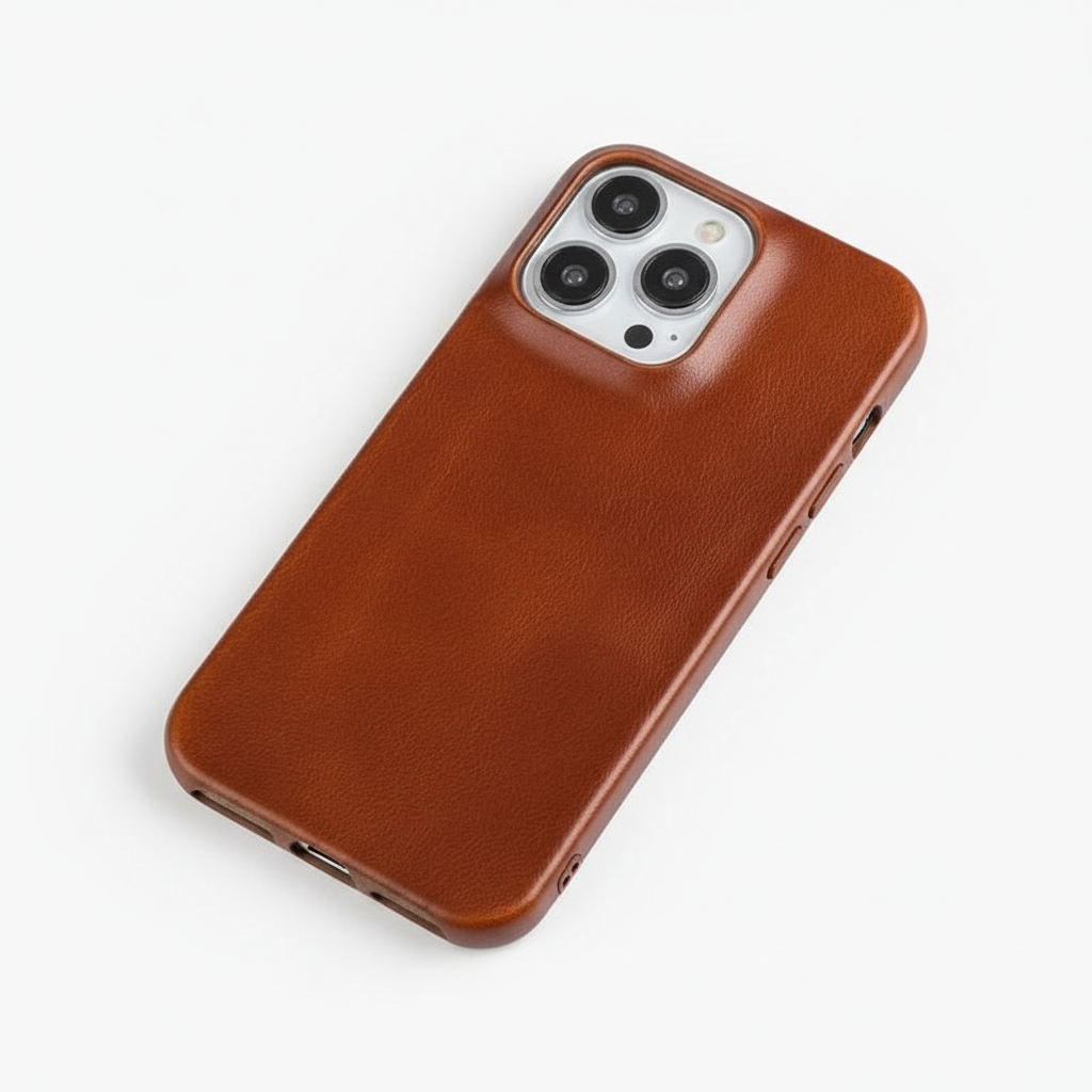 Oil Wax Genuine Leather Apple iPhone Case