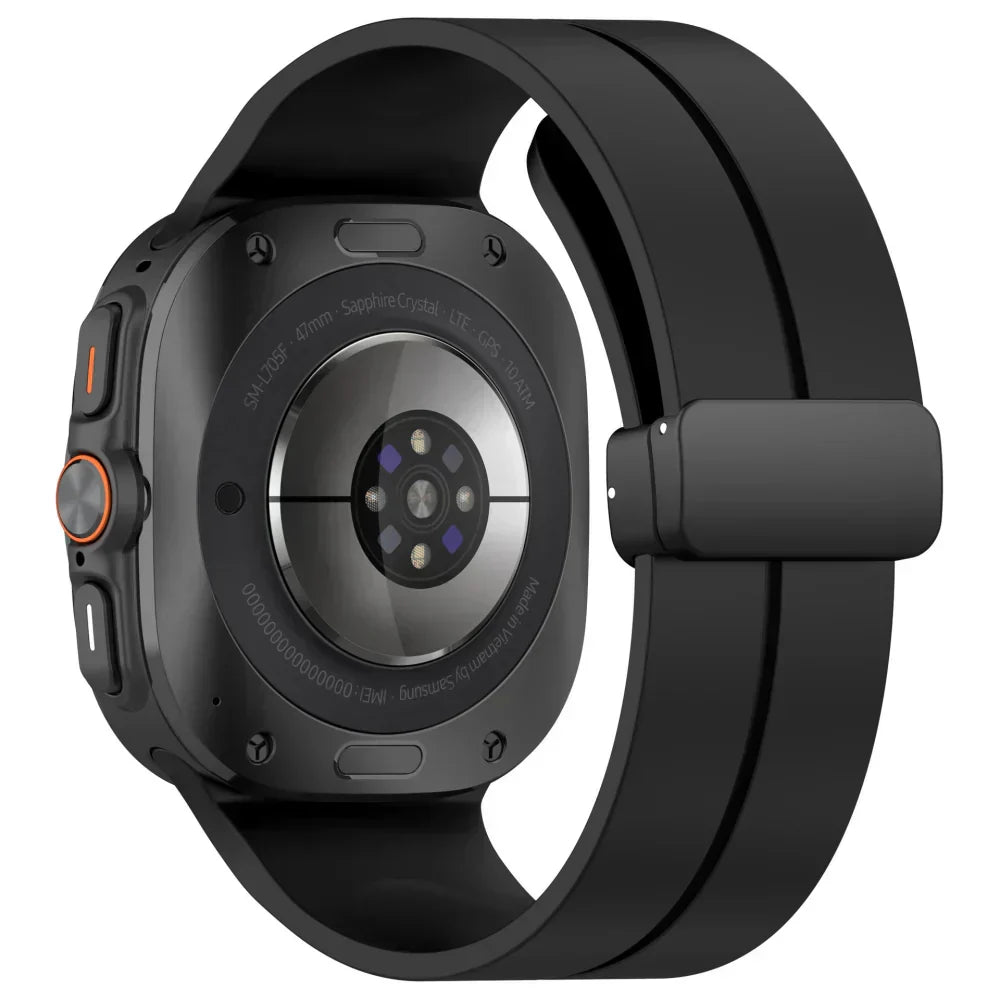 רצועת סיליקון מגנטית לשעון Samsung Galaxy Watch Ultra | Fioriscas