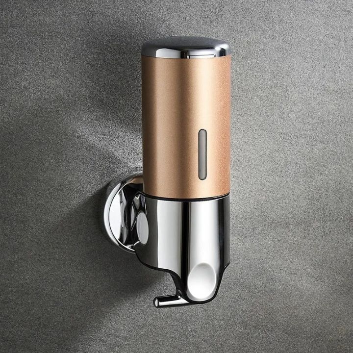 Wall Mounted Soap Dispenser | SudsStation Bathroom Organizer | Stainless Steel & ABS | 16.9 fl oz | Set of 1–3
