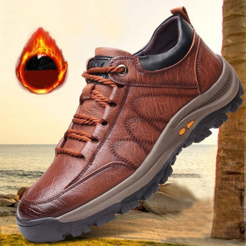 Men’s Orthopedic Leather Shoes | Supportive Comfort