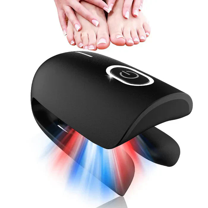 Lampe de soin des ongles à clipser, double faisceau de 905 nm et 470 nm, rechargeable