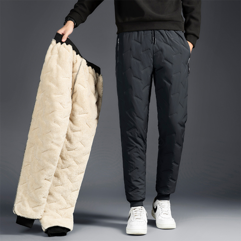 Unisex-cargobroek, waterdichte buitenlaag met fleecevoering – ThermaRidge