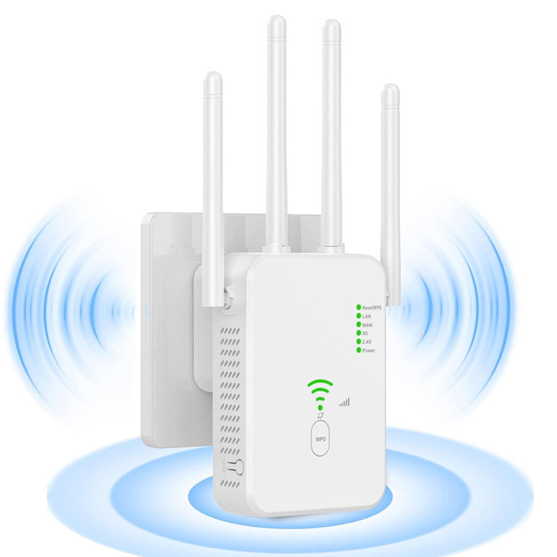 WiFi-Booster Pro für höhere Geschwindigkeiten mit weniger Signalverlust zu Hause | Fioriscas
