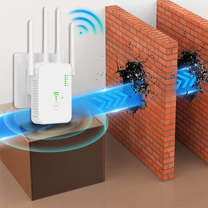 WiFi-Booster Pro für höhere Geschwindigkeiten mit weniger Signalverlust zu Hause | Fioriscas