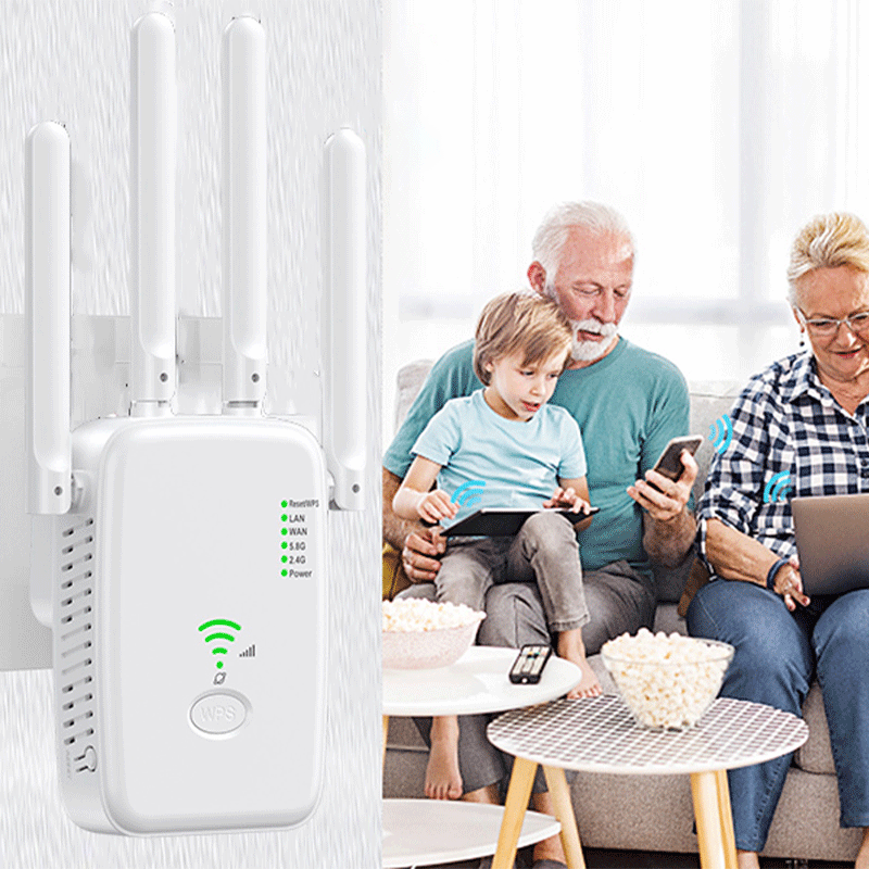 WiFi-Booster Pro für höhere Geschwindigkeiten mit weniger Signalverlust zu Hause | Fioriscas
