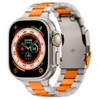 Pasek Apple Watch z tytanu z składanym zapięciem bezpieczeństwa, styl Kestrel