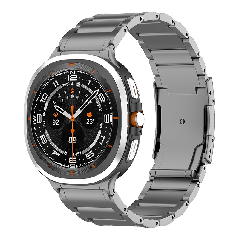 Tytanowa bransoleta do zegarka Samsung Galaxy Watch Ultra, wykończenie Aurelion DLC